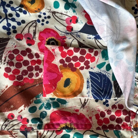 Ripskirt Sz Lg length 2 Floral Wrap Skirt Cover Up Beach Cruise Pool Resortwear - Picture 13 of 16